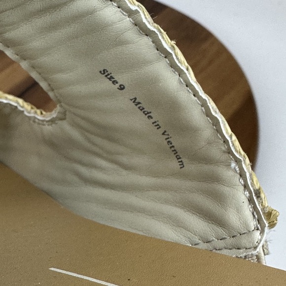 New Womens Dolce Vita Wanika Buckle Ivory Leather Platfrom Slide‎ Sandals Size 9 - Picture 8 of 8